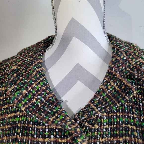 Womans Anne Taylor Loft Petites Cropped Wool Blend Blazer/Jacket Size 0 petitie - Picture 5 of 11